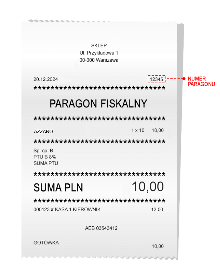 Przykładowy paragon